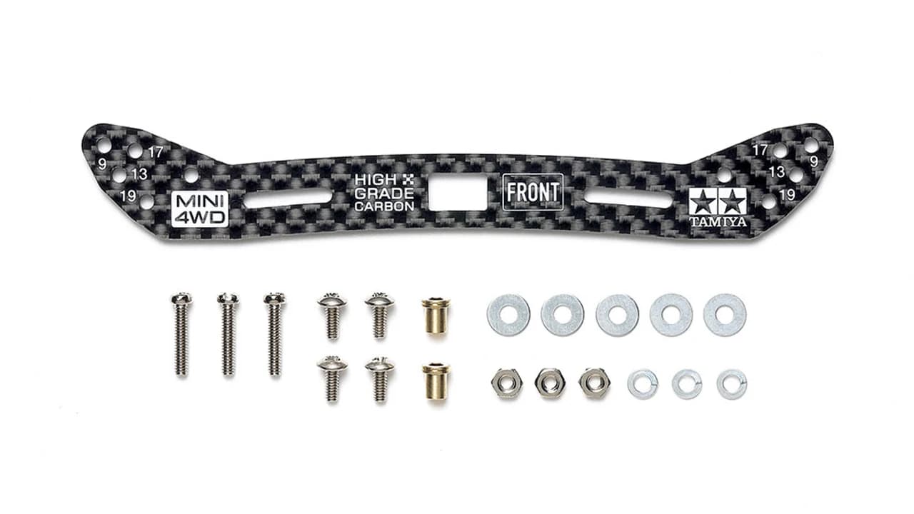 Carbonio 2 mm sullo sliding damper: cosa sono le Tamiya 15548 e 15549 (e quando ha senso lo swap)