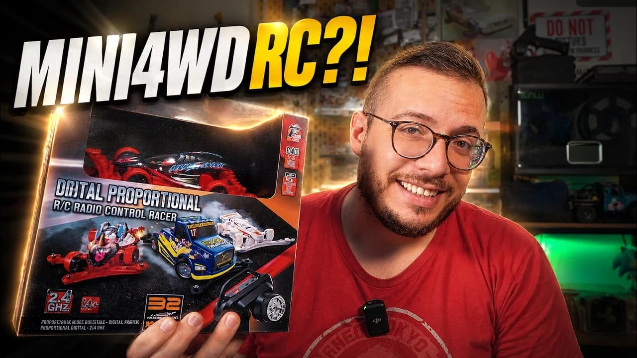 Mini4WD con radiocomando? Cosa guardare nel video sulla Xotik Model 1/32